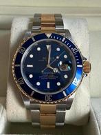 Rolex Submariner 16613 LB (2007) Bluessy, Ophalen, Staal, Rolex, Zo goed als nieuw