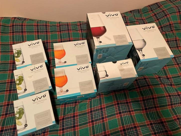 Vivo glazen wijnglazen waterglazen bierglazen en meer, Verzamelen, Glas en Borrelglaasjes, Zo goed als nieuw, Overige typen, Ophalen of Verzenden