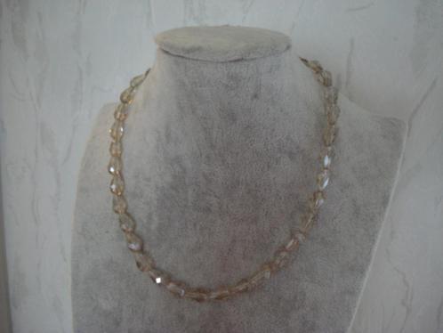 Kristalglas collier, Sieraden, Tassen en Uiterlijk, Kettingen, Nieuw, Overige materialen, Overige kleuren, Met kristal, Ophalen of Verzenden