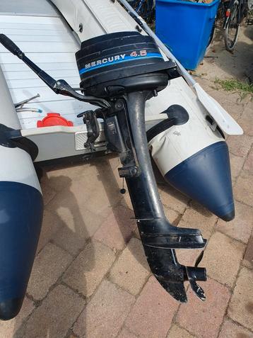 Rubberboot en Mercury 4.5 beschikbaar voor biedingen