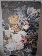 Bloemenschilderij op canvas/hout, Huis en Inrichting, Woonaccessoires | Schilderijen, Tekeningen en Foto's, Ophalen, Minder dan 50 cm
