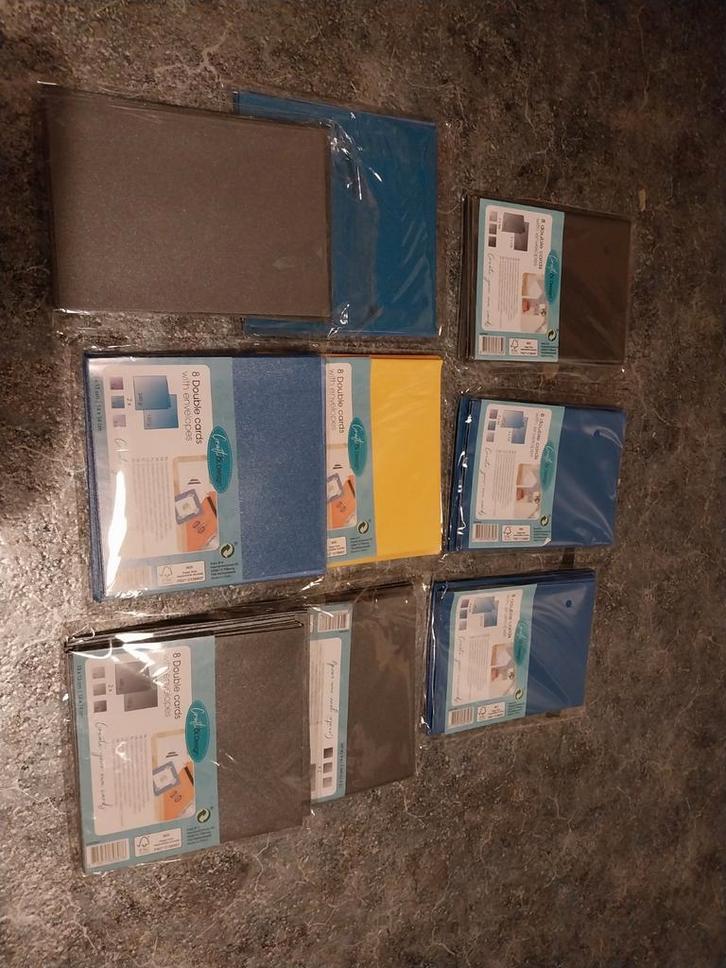 Craft & Design Dubbele Kaarten met Enveloppen - Nieuw, Hobby en Vrije tijd, Kaarten | Zelf maken, Nieuw, Blanco kaart of Basiskaart