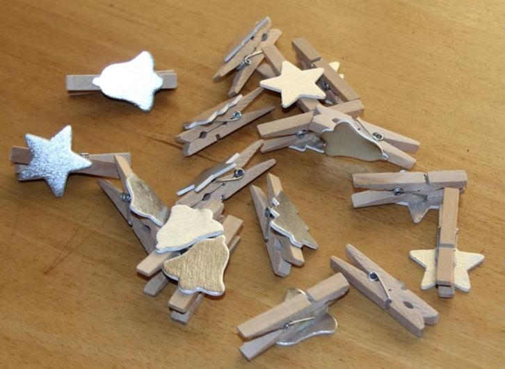 16 kerstknijpers - 5 cm - 93632, Diversen, Kerst, Zo goed als nieuw, Ophalen of Verzenden