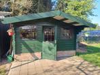 Tuinhuis/blokhut, Tuin en Terras, Tuinhuizen, Ophalen, 250 tot 500 cm, Blokhut, 2 ramen