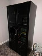 vitrine kast zwart, Huis en Inrichting, Kasten | Vitrinekasten, Ophalen, 50 tot 100 cm, 150 tot 200 cm, 25 tot 50 cm