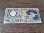 Vrijwel UNC biljet 10 gulden Staalmeester, 1943, Postzegels en Munten, Bankbiljetten | Nederland, Ophalen of Verzenden, 10 gulden