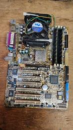 Asus P4B533 Gold UAY + CPU, Computers en Software, Moederborden, Gebruikt, Socket 478, Ophalen of Verzenden, DDR2