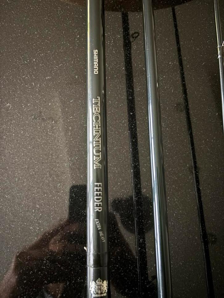heavy feeder shimano technium, Watersport en Boten, Hengelsport | Algemeen, Zo goed als nieuw, Werphengel, Ophalen of Verzenden