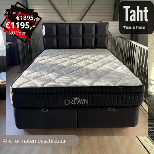 MEGA SALE!!! BOXSPRINGS SHOWROOM IN ZAANDAM!! KOM LANGSS!!, Huis en Inrichting, Slaapkamer | Bedden, Nieuw, Tweepersoons, 180 cm