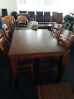 Eettafel met stoelen  / eethoektafel  / eettafel, Huis en Inrichting, Ophalen, Zo goed als nieuw, 4 tot 6 stoelen