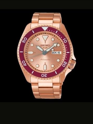 Seiko 5 sports rosé gouden limiet editie gezocht beschikbaar voor biedingen