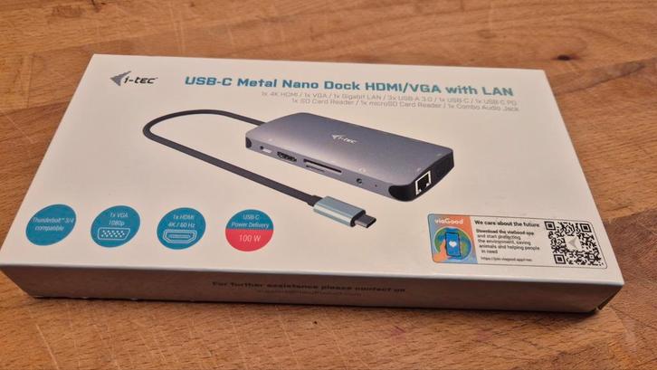 USB-C Docking Station - Nieuw in doos, Computers en Software, Dockingstations, Nieuw, Docking station, Laptop, Tablet, Telefoon