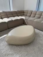 Moderne organische salontafel beige/steen-look, Ophalen, 100 tot 150 cm, 50 tot 100 cm, Zo goed als nieuw