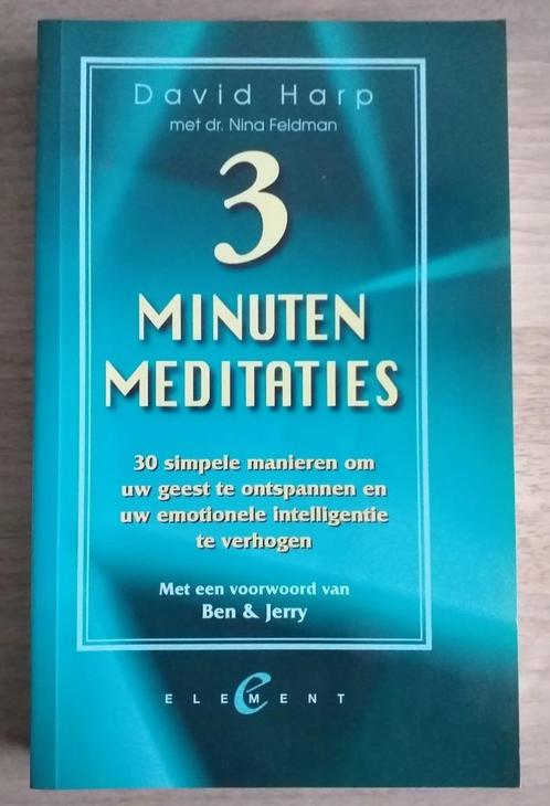 3 Minuten Meditaties. Nina Feldman, David Harp, Boeken, Advies, Hulp en Training, Zo goed als nieuw, Verzenden