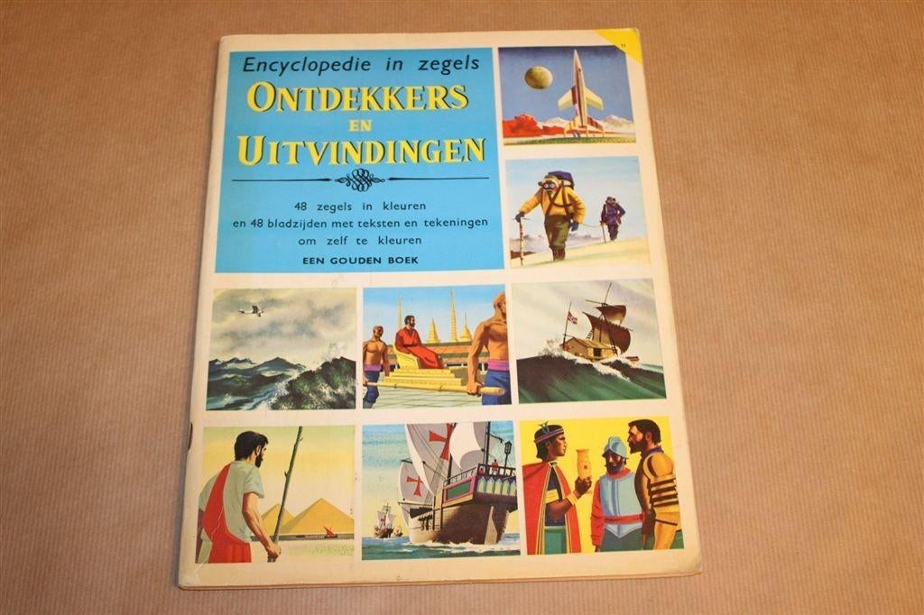 Ontdekkers en Uitvindingen — Compleet Plaatjeslalbum [1958], Ophalen of Verzenden, Gelezen