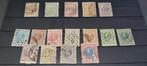 Nvph 13 - 18 wapenzegels en koning willem 19 - 29, Postzegels en Munten, Postzegels | Nederland, Ophalen of Verzenden