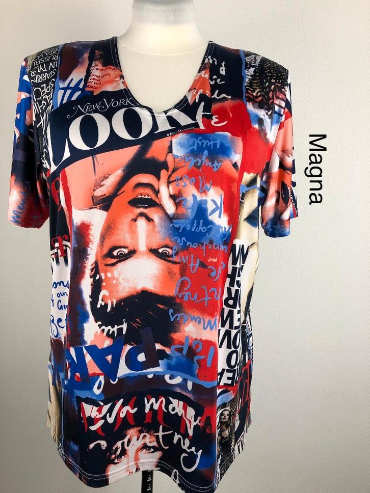 Magna Blouseje  (mt: 40/42) EL/7426, Kleding | Dames, Blouses en Tunieken, Nieuw, Maat 38/40 (M), Blauw, Ophalen of Verzenden