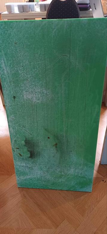 Grote polyethyleen snijplank - 90x40x2,5 cm beschikbaar voor biedingen