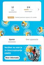 Gratis te delen spaarkaarten AH bioscoop bonnen, Verzamelen, Albert Heijn, Ophalen