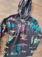 Zwarte hoodie met print - Primark 146, Ophalen of Verzenden, Zo goed als nieuw, Primark, Jongen of Meisje