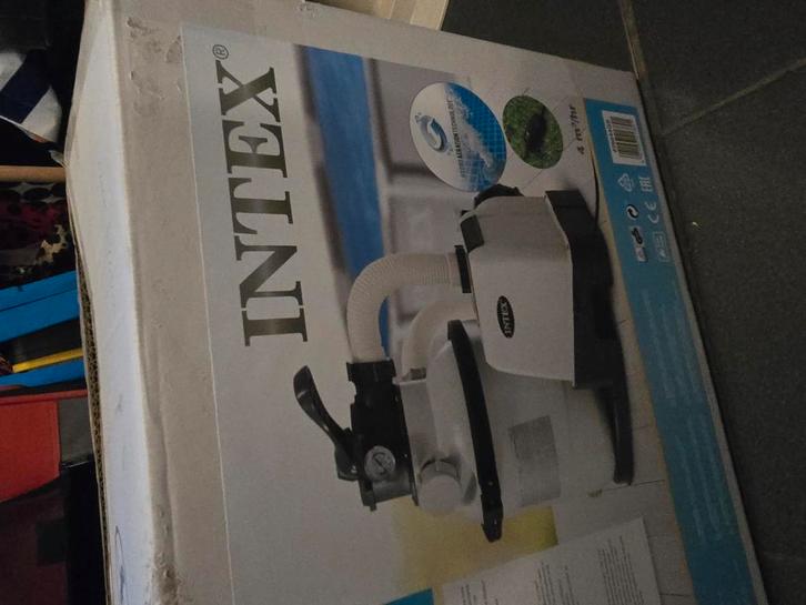 Intex zandfilterpomp 4m3/uur., Tuin en Terras, Zwembad-toebehoren, Gebruikt, Filter, Ophalen
