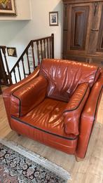 Art Deco leren stoelen 2 stuks, Ophalen, Gebruikt, Minder dan 150 cm, Art Deco