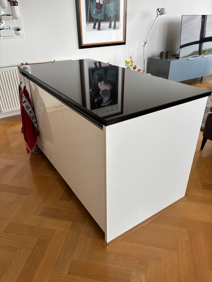 Keukeneiland met granieten blad, Huis en Inrichting, Keuken | Keukenelementen, Zo goed als nieuw, Minder dan 100 cm, 50 tot 100 cm