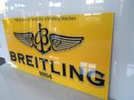 Breitling horloge dealer reclamebord acrylglas display 60x30, Verzamelen, Verzenden, Nieuw, Reclamebord