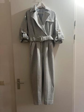 JOSH V JUMPSUIT Luar BLAUW LUREX ZILVER bouclé beschikbaar voor biedingen