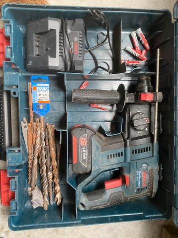 Bosch GBH 180-LI Boorhamer + Boren beschikbaar voor biedingen