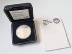 Zilveren penning Margriet Rode Kruis medaille in doosje, Verzamelen, Ophalen of Verzenden