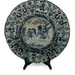 Een Tichelaar Makkum schotel naar Chinees Wanli voorbeeld, Antiek en Kunst, Ophalen of Verzenden