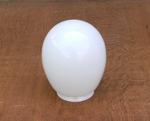 Witte lampenbol druppelvorm, Huis en Inrichting, Lampen | Lampenkappen, Gebruikt, Minder dan 25 cm, Rond, Wit, Ophalen of Verzenden