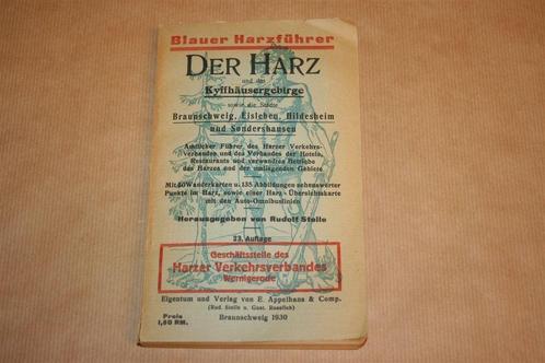 Zeldzame oude reisgids voor de Harz - 1930 !!, Boeken, Geschiedenis | Wereld, Gelezen, Europa, 20e eeuw of later, Ophalen of Verzenden