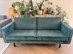 Bank en loveseat (stoel) Groen Velvet Homestock, Huis en Inrichting, Banken | Bankstellen, Ophalen, 75 tot 100 cm, Stof, 150 tot 200 cm