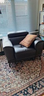 Lederen fauteuil - Montel, Huis en Inrichting, Fauteuils, Ophalen, Gebruikt, 75 tot 100 cm, Modern