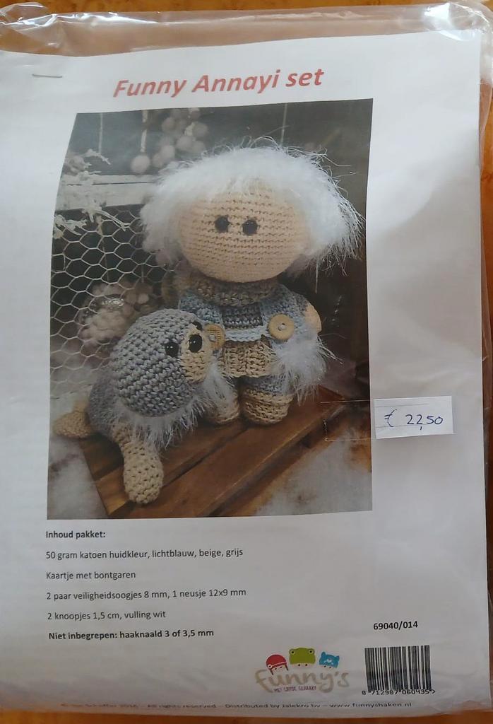 [NIEUW] Funny Annayi set haakpakket, Hobby en Vrije tijd, Breien en Haken, Nieuw, Haken, Ophalen of Verzenden