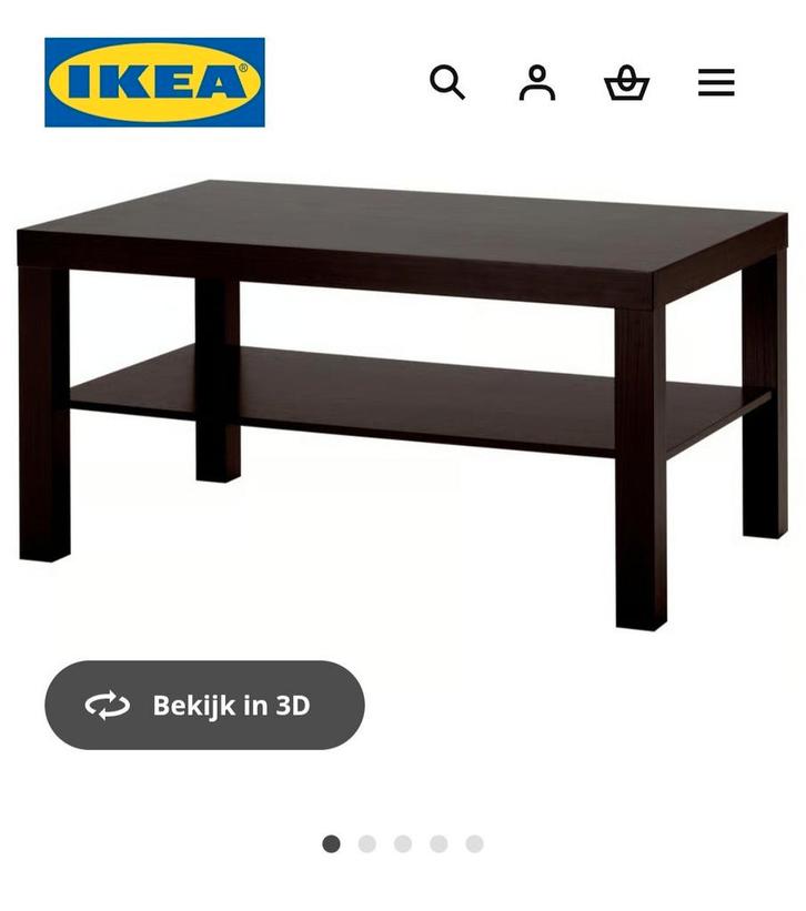 Ikea Lack Salontafel, Huis en Inrichting, Tafels | Sidetables, Gebruikt, 25 tot 50 cm, 50 tot 100 cm, Rechthoekig, Ophalen of Verzenden