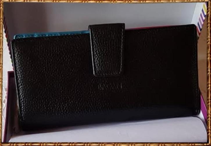 Prachtige Portemonnee van Bagan🎀Echt leer🎀🎀Splinternieuw, Sieraden, Tassen en Uiterlijk, Portemonnees, Nieuw, Zwart, Leer, Ophalen