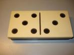 Dominospel Vintage, Hobby en Vrije tijd, Gezelschapsspellen | Bordspellen, Ophalen of Verzenden, Gebruikt