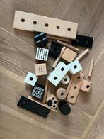 Houten Bouwblokken Set label label, Ophalen, Zo goed als nieuw, Overige merken