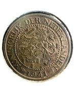 2.5 cent 1941 Pr (1), Postzegels en Munten, Munten | Nederland, Ophalen of Verzenden, Koningin Wilhelmina, 1 cent