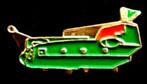 Vliegtuig pin- groen gelakt, Verzamelen, Speldjes, Pins en Buttons, Verzenden, Nieuw, Transport, Speldje of Pin
