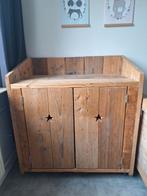 Stoere Steigerhouten Commode, Ophalen, Gebruikt, 50 tot 70 cm, 75 tot 100 cm