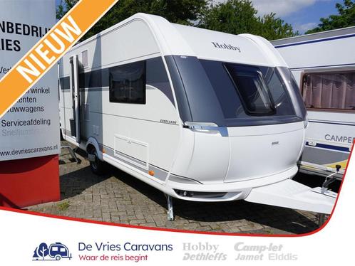 Hobby Excellent 460 SL, Caravans en Kamperen, Caravans, Bedrijf, tot en met 3, 1000 - 1250 kg, Overige, Hobby, 2 aparte bedden