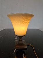 Marmeren of albast tafellamp klassiek., Minder dan 50 cm, Ophalen of Verzenden, Zo goed als nieuw