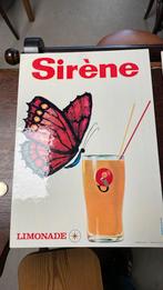 Kartonnen reclmebordjes Sirene limonade en cola, Verzamelen, Merken en Reclamevoorwerpen, Ophalen of Verzenden, Zo goed als nieuw
