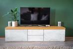 TV meubel | Massief eiken en handgemaakt, Minder dan 100 cm, 200 cm of meer, Design, Eikenhout