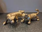 Samen €7,50 Messing goudkleur roofdier jaquar tijger panter, Ophalen of Verzenden, Zo goed als nieuw, Dier