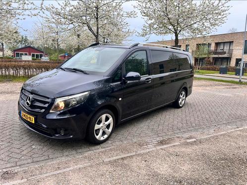 Mercedes Vito 116 CDI XL Tourer AUT 2016 Blauw 9 Persoons, Auto's, Mercedes-Benz, Particulier, Vito, ABS, Achteruitrijcamera, Airbags